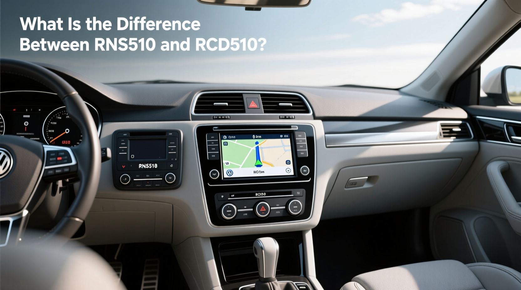 How to Choose VW RCD510 vs RNS510: Buying Guide & Differences