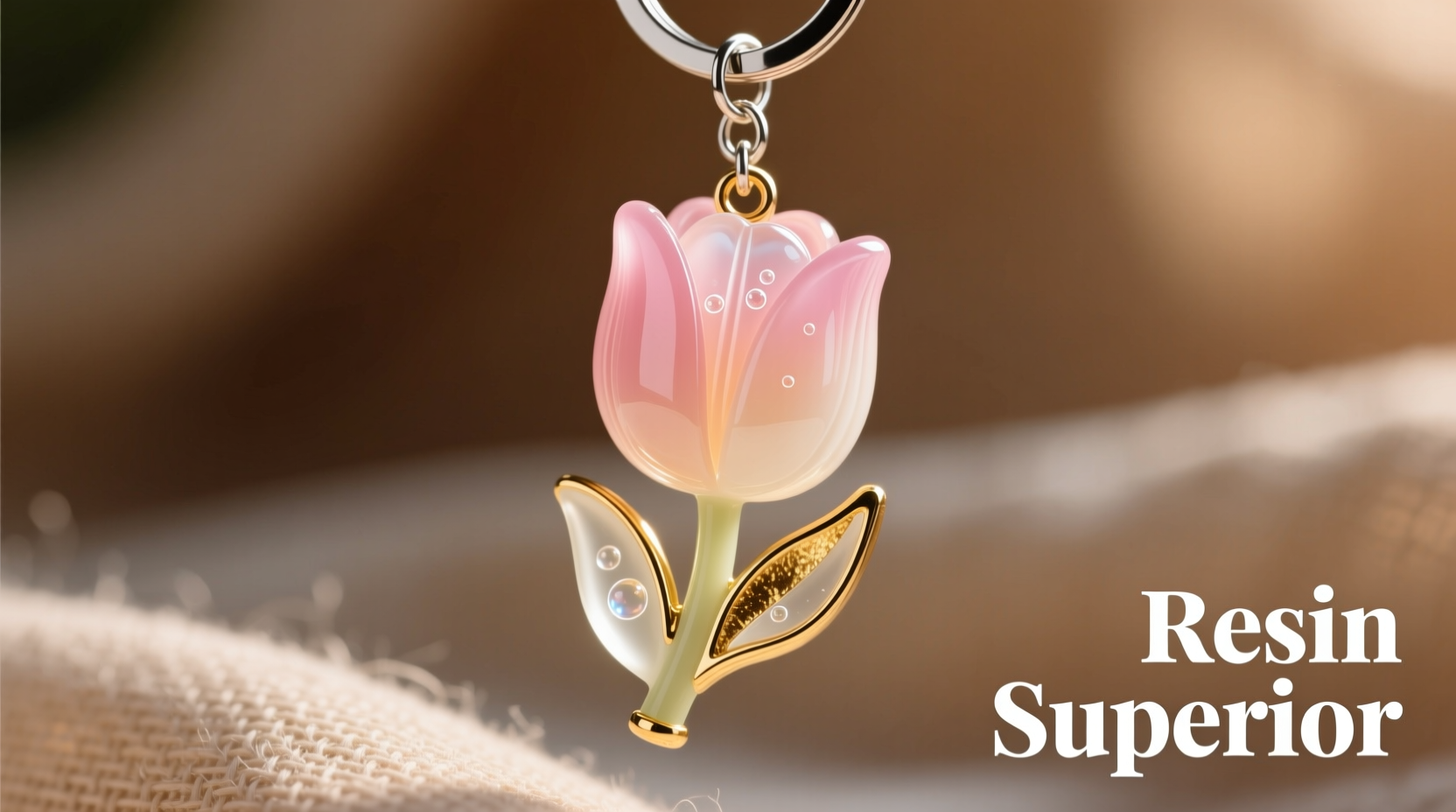 tulip keychain vs resin keychain which ones less likely to break and actually looks good