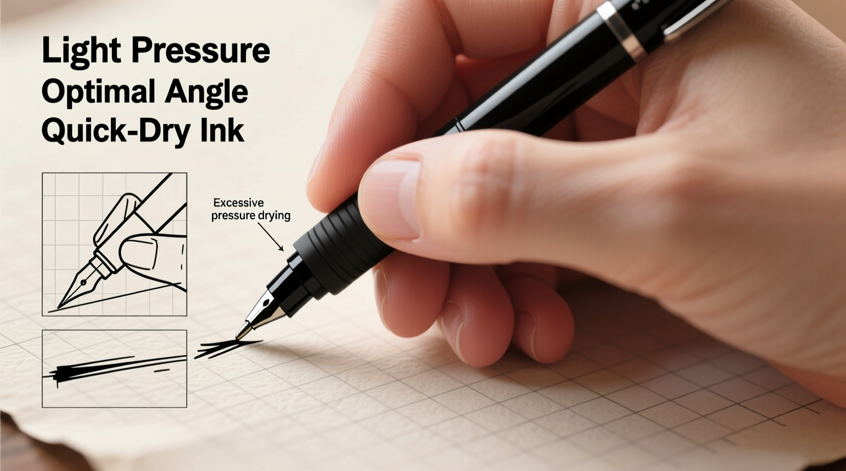 effective techniques to prevent ink smudging when using black neutral pens