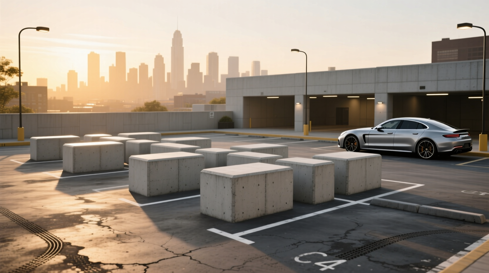 How to Choose Concrete Parking Blocks, What Are They Called?