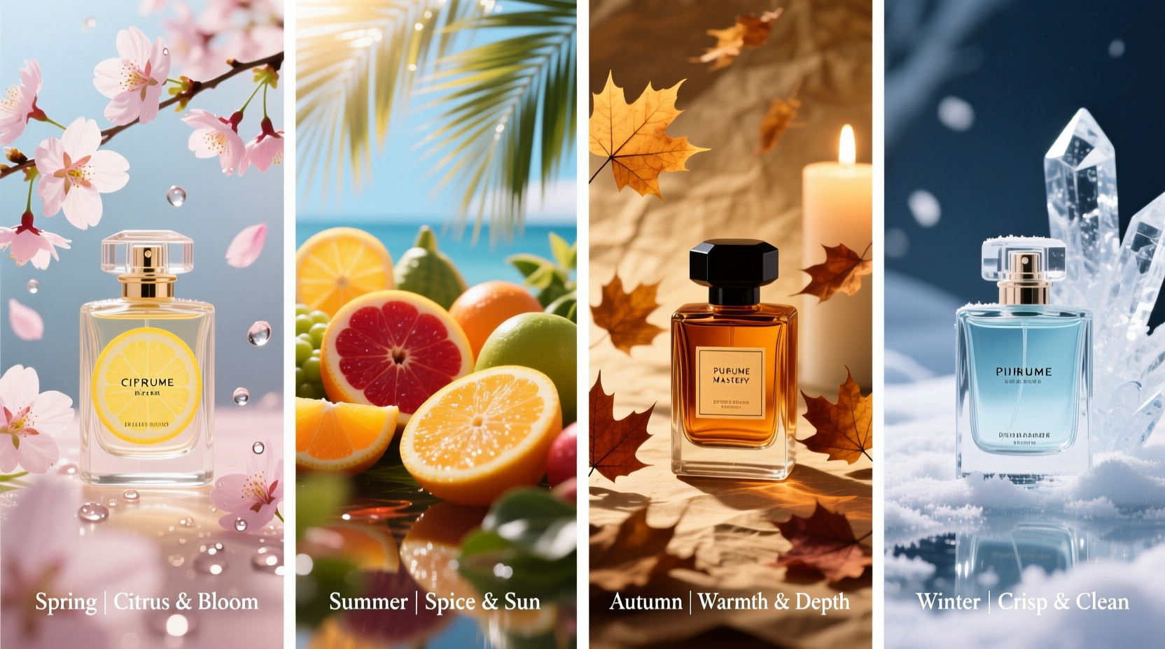 the ultimate guide to selecting the perfect perfume for every season