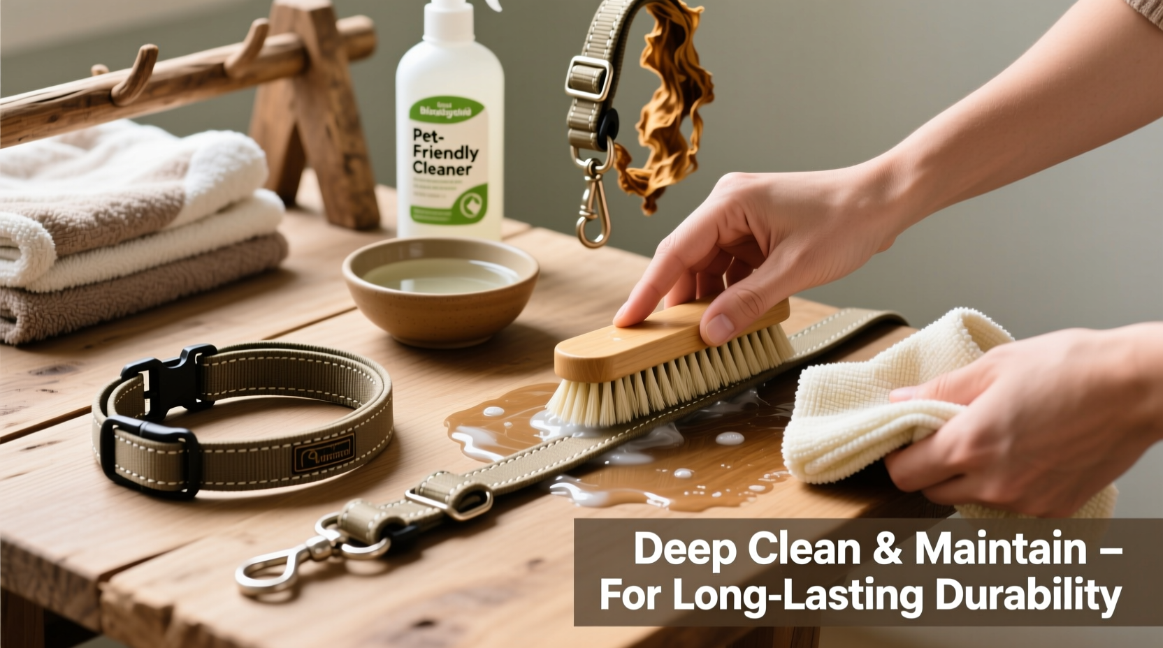 effective methods to deep clean and maintain canvas dog leashes and collars for lasting durability