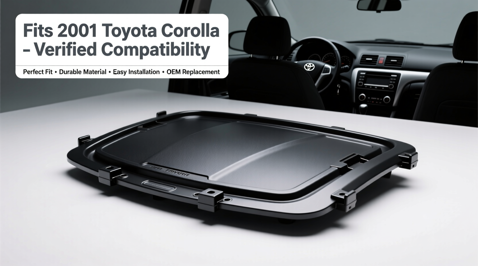 aftermarket console lid safety corolla 2001