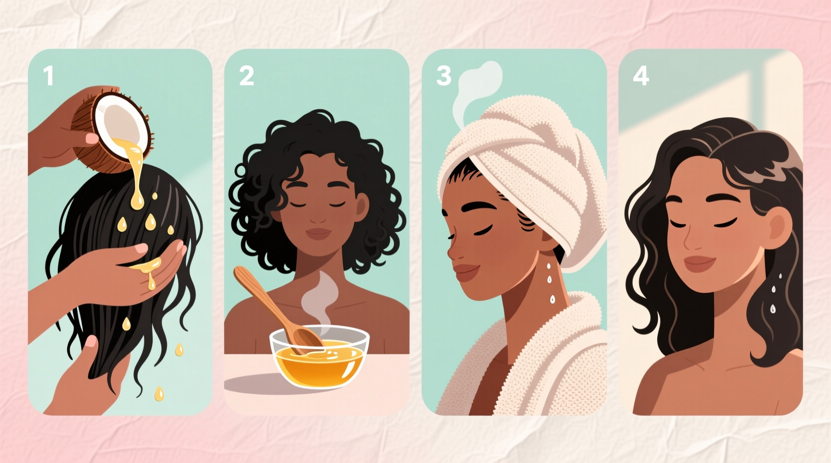 moisturize your hair with common household items