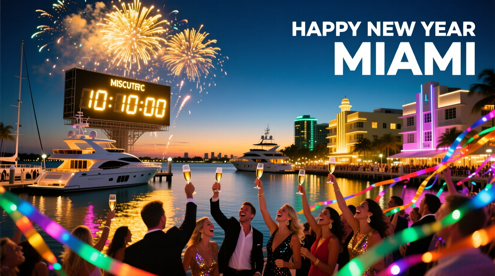 where to go in miami for new year eve