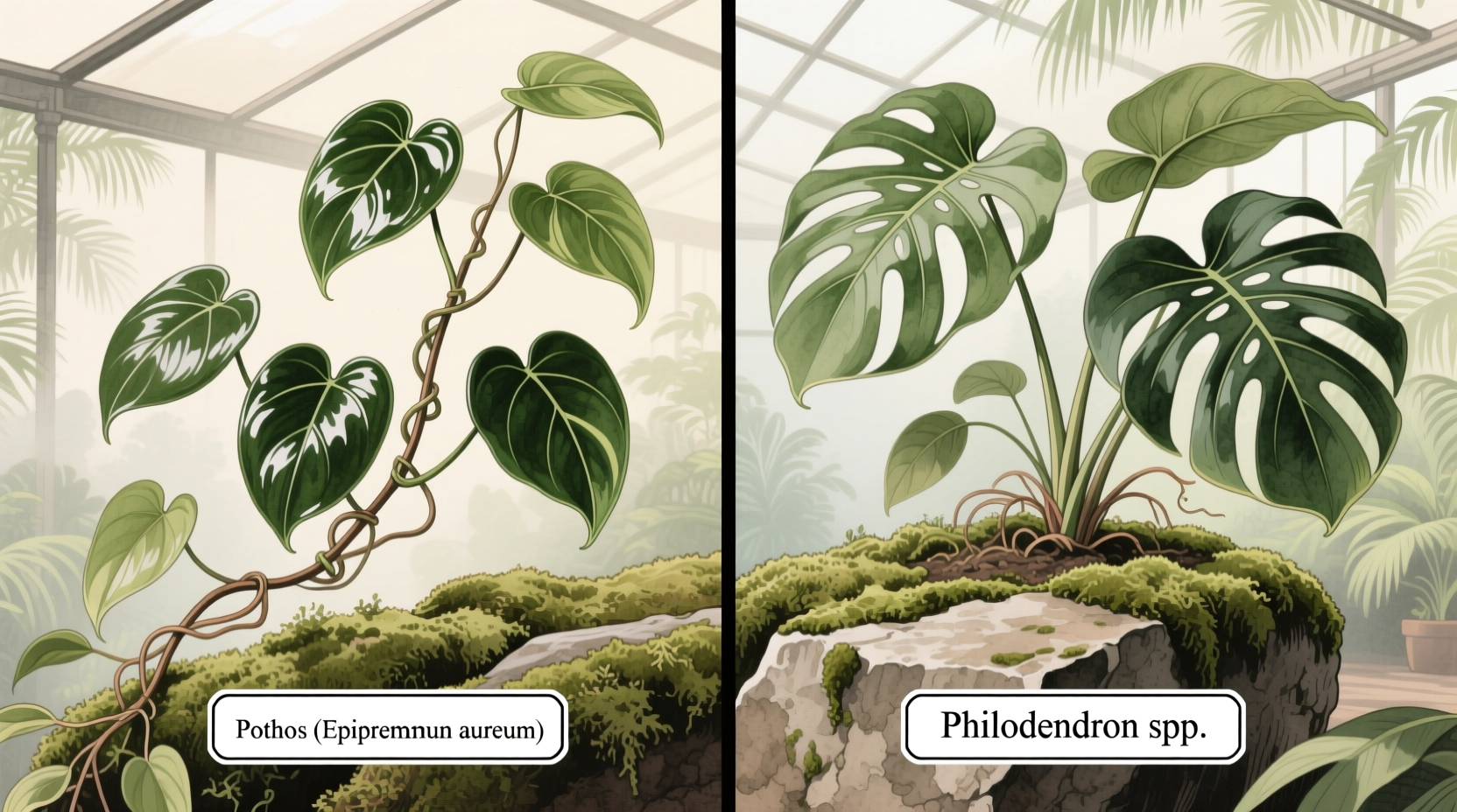 Are Pothos and Philodendron the Same? Key Differences