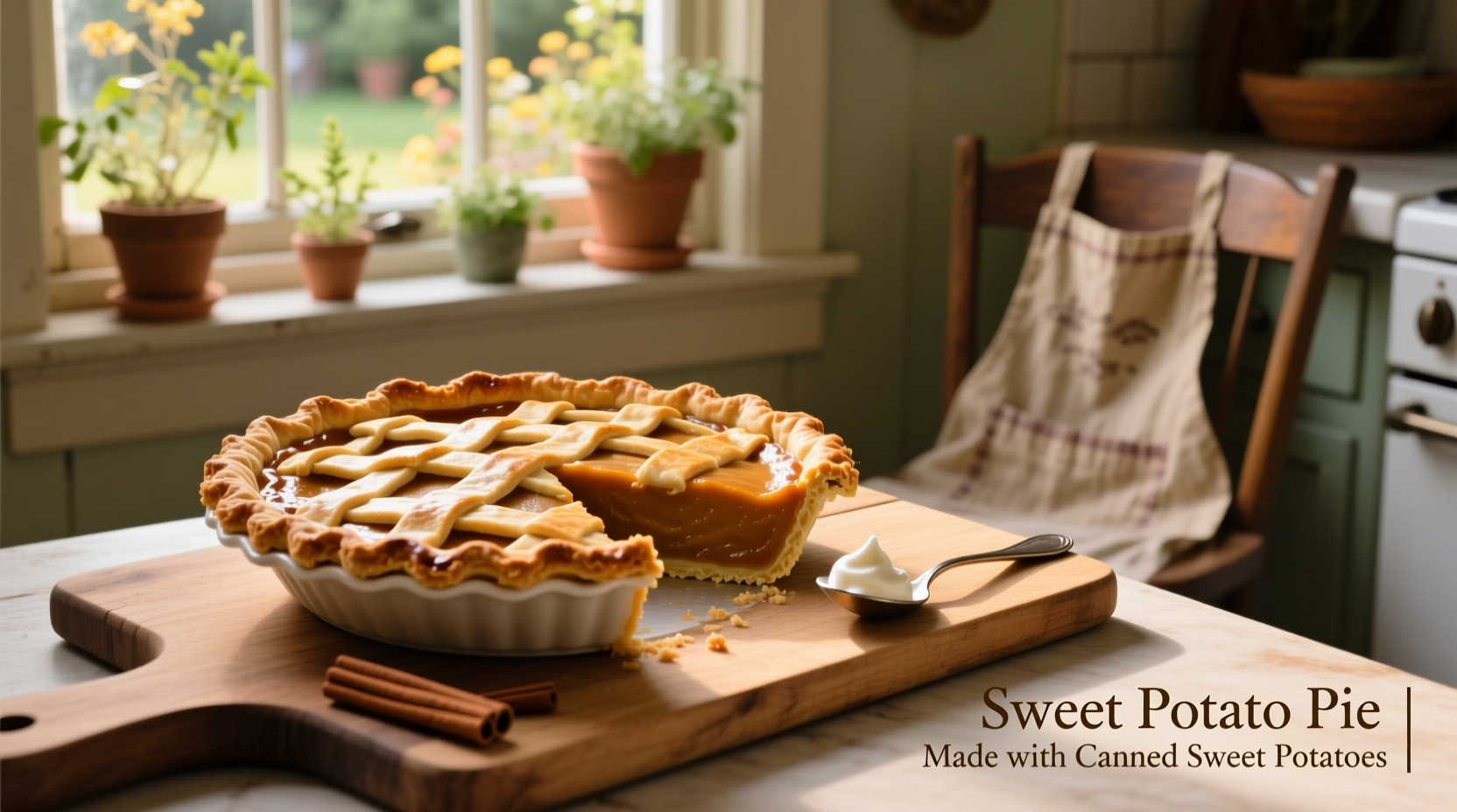 Perfect Sweet Potato Pie with Canned Sweet Potatoes