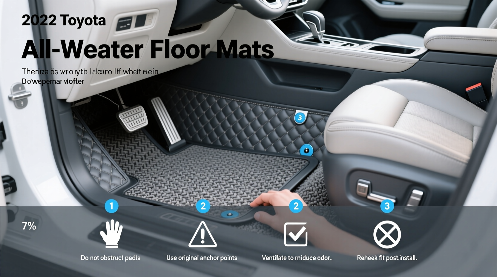 2022 Toyota Highlander All Weather Floor Mats Buying Guide