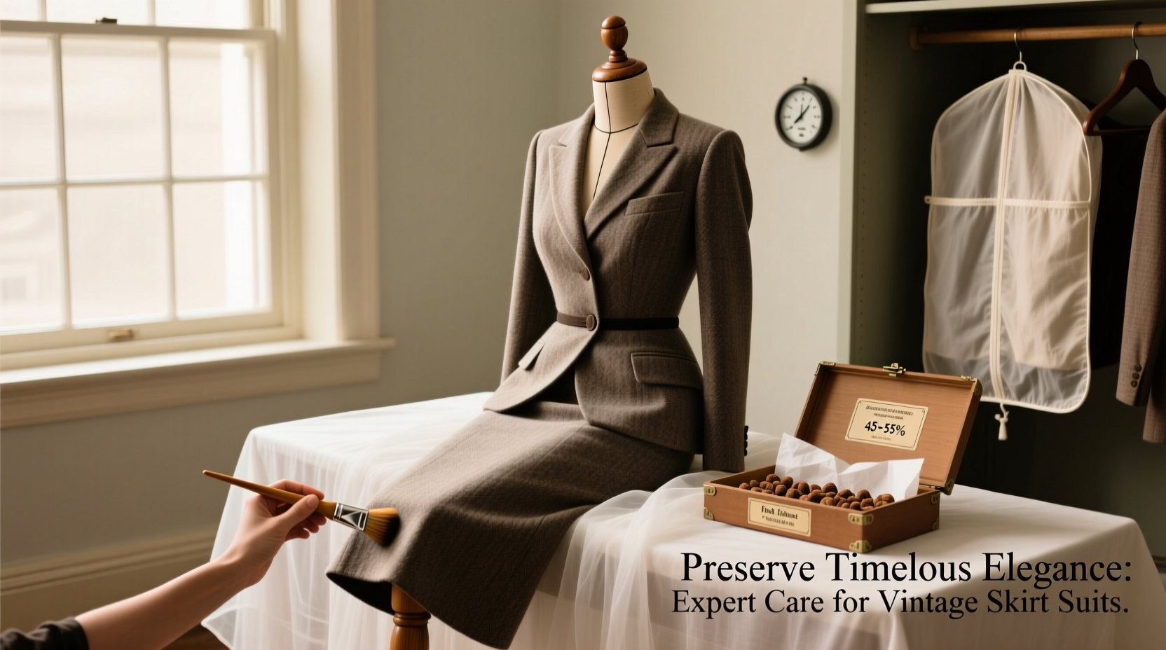 expert tips for caring for vintage style skirt suits to keep them beautiful