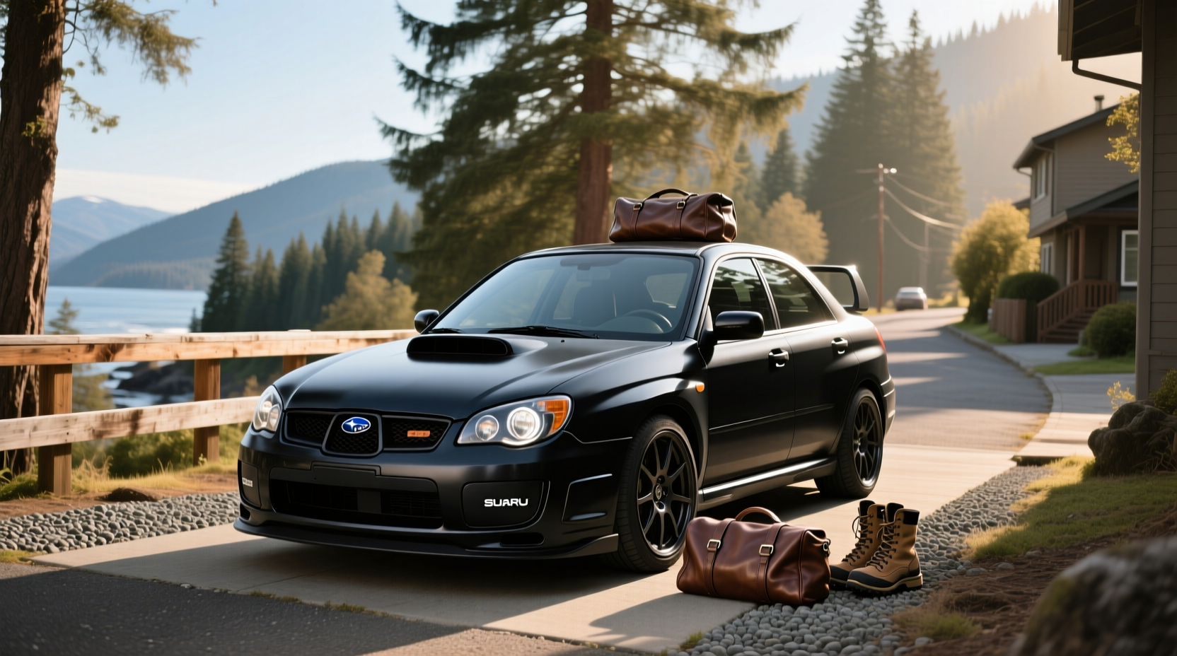 2006 Subaru Impreza Hatchback front three-quarter view