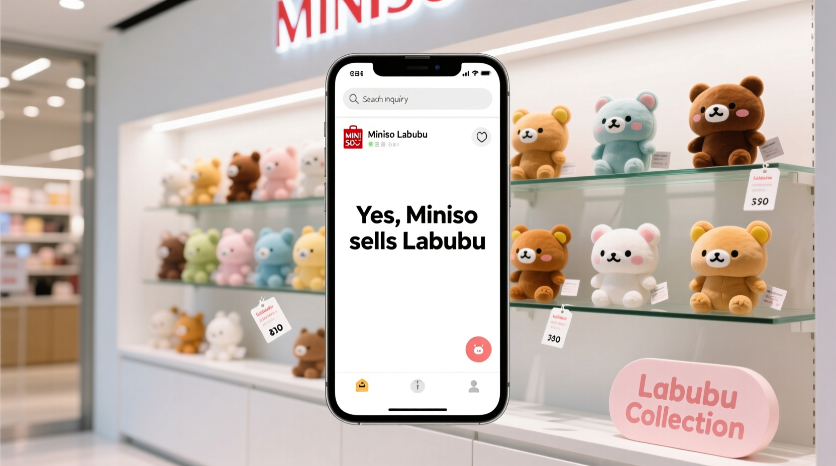do miniso sell labubu