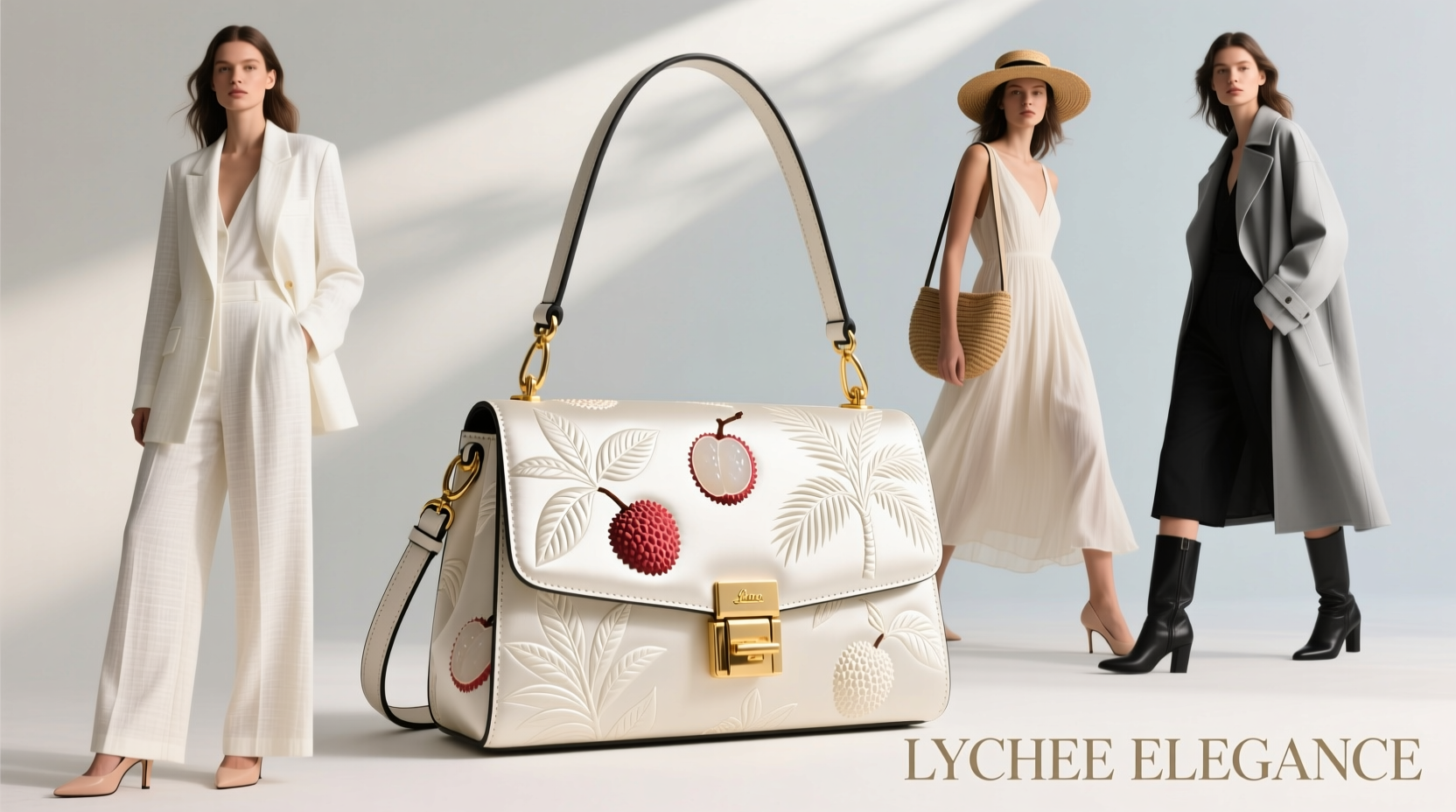 creative ways to style a lychee pattern handbag for effortless chic looks