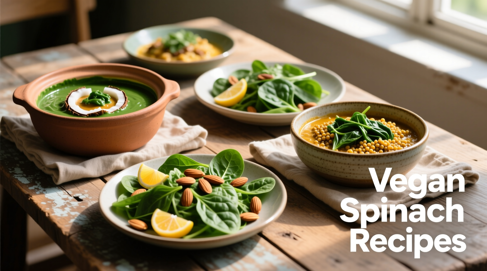 vegan spinach recipes