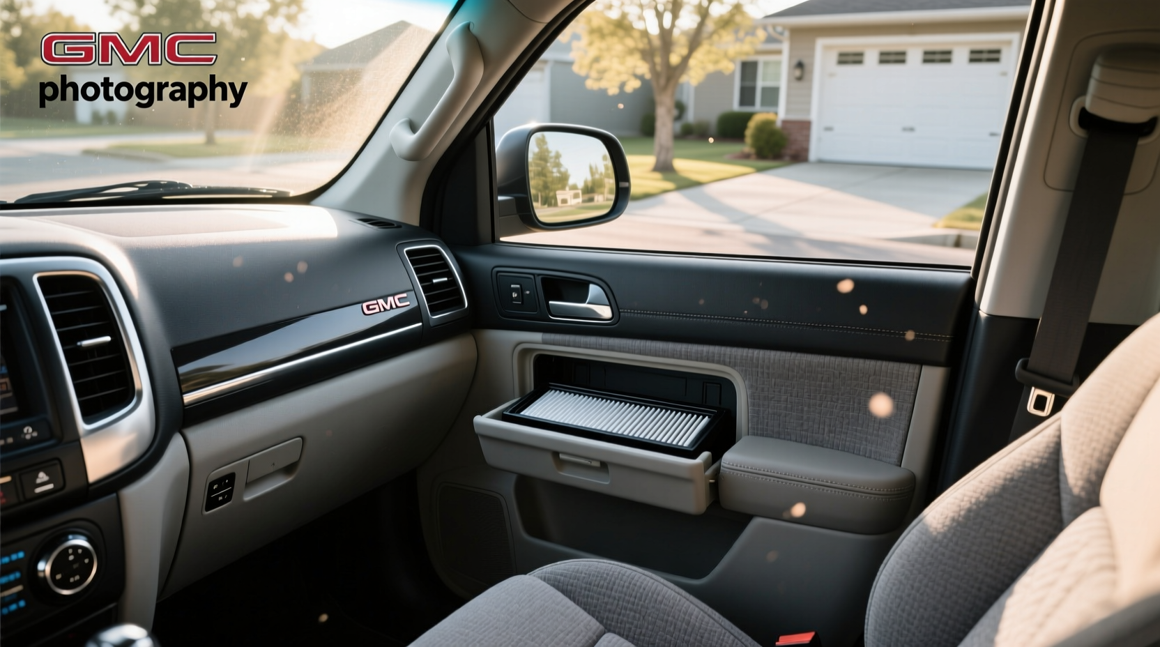 2009 gmc sierra cabin air filter no filter, but retrofit options