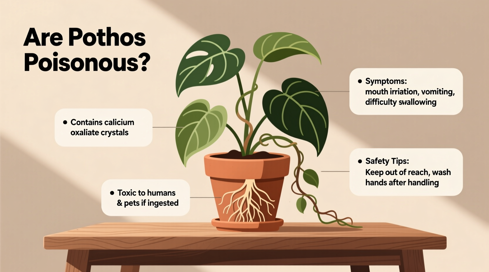 are pothos poisonous