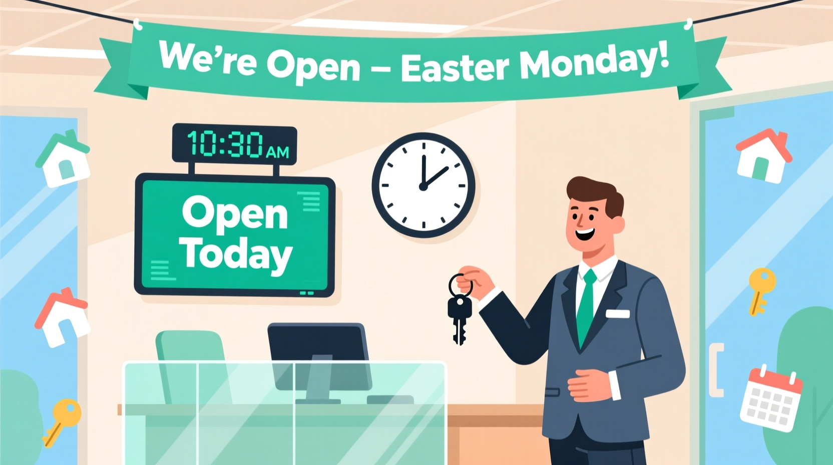 are estate agents open easter monday