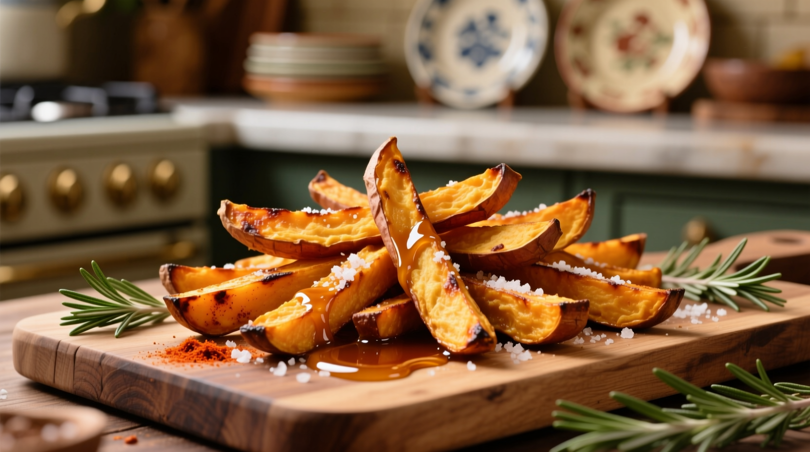 sweet potato baked fries