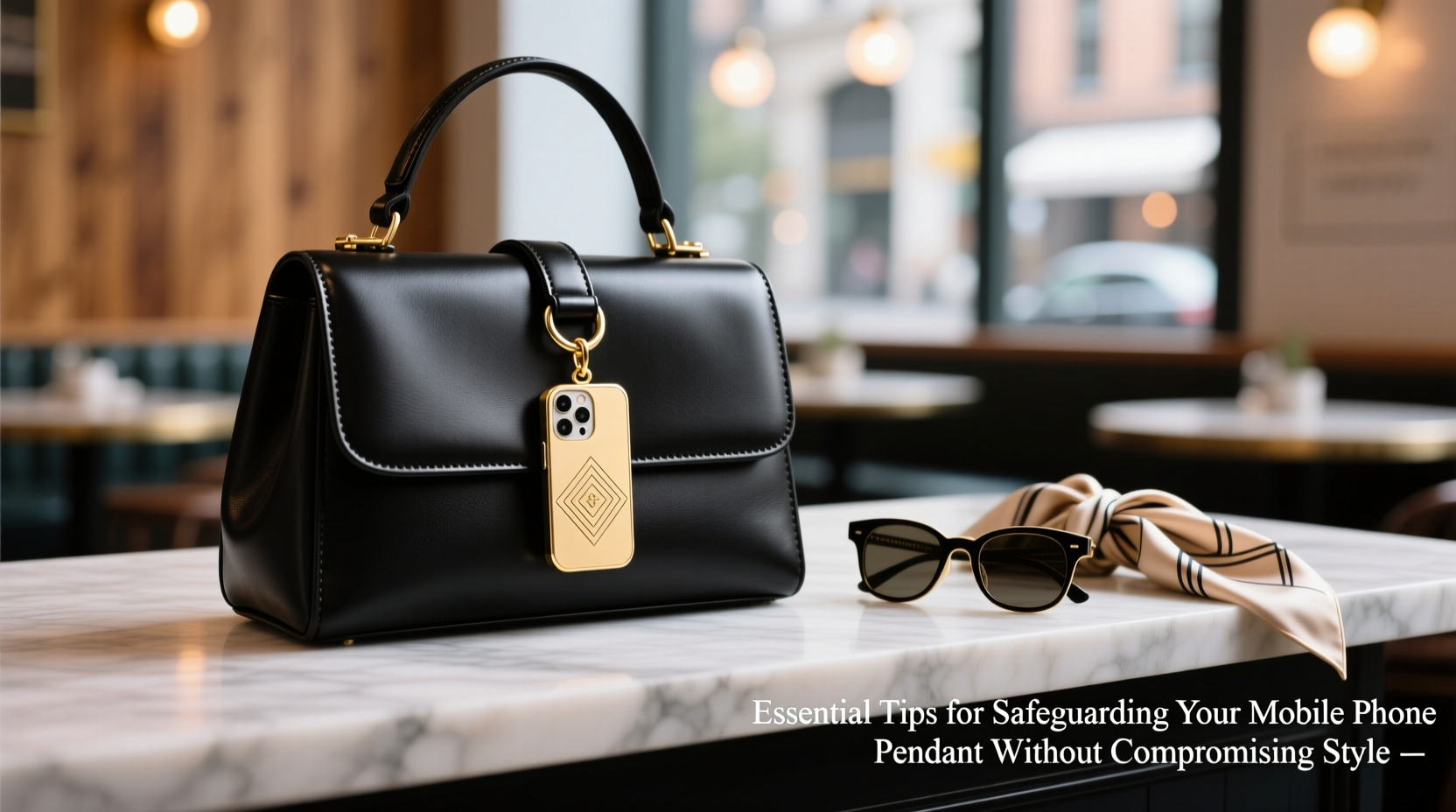 essential tips for safeguarding your mobile phone handbag pendant without compromising style