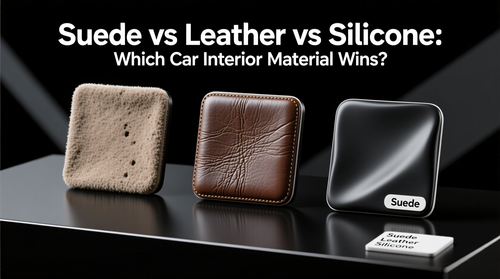 suede vs leather vs silicone