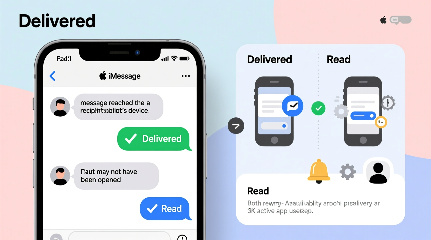 iphone messages why does it say delivered instead of read sometimes