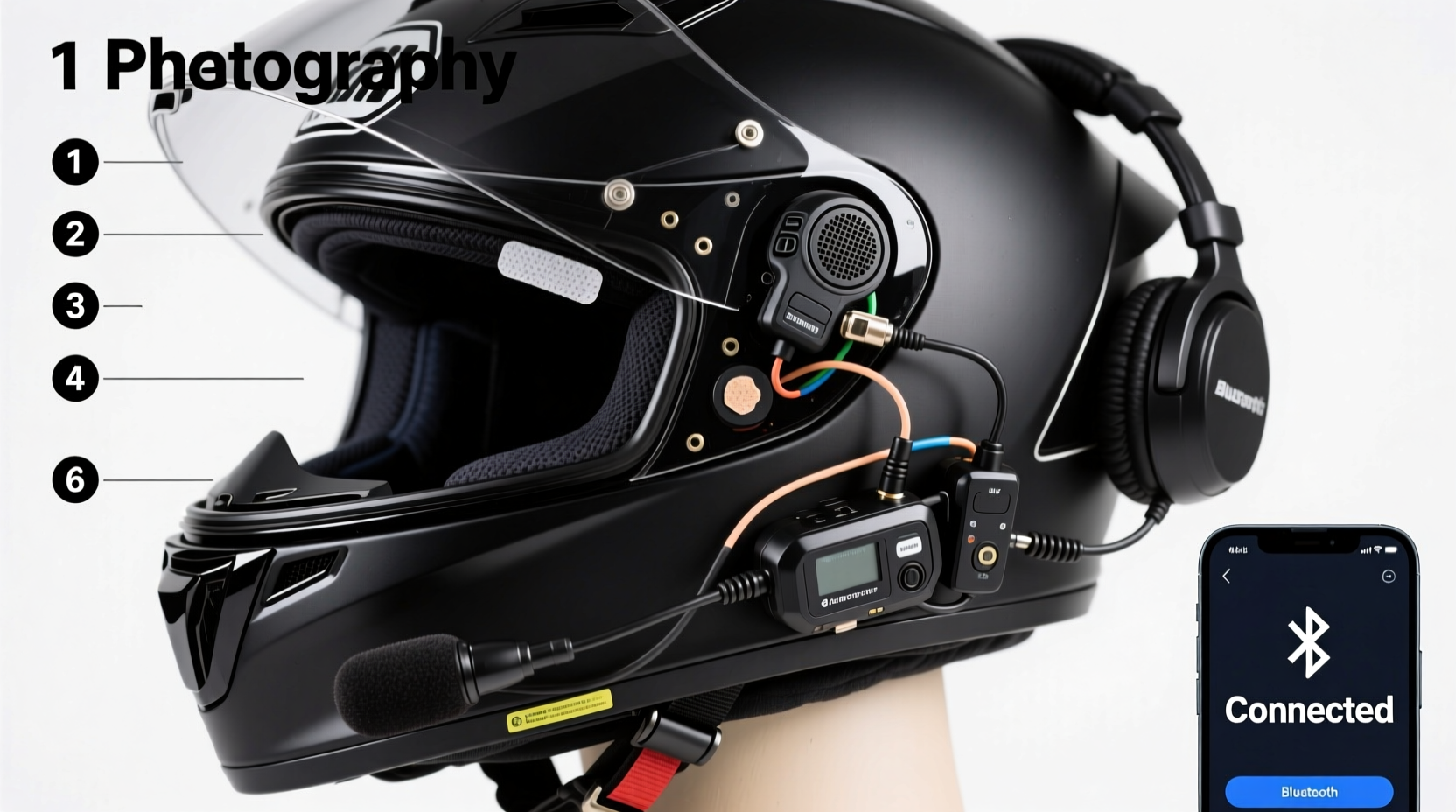 step by step guide to installing a motorcycle helmet communication system for clearer rides