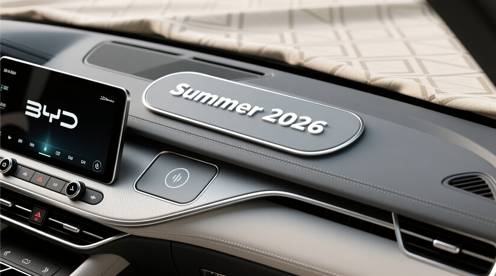 byd seal dashboard cover summer 2026