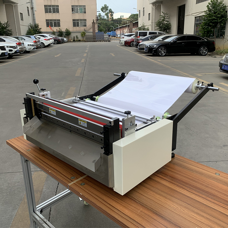 自动无纺布切片机纱布纤维布料切割机抛光纱布针织布料切割机