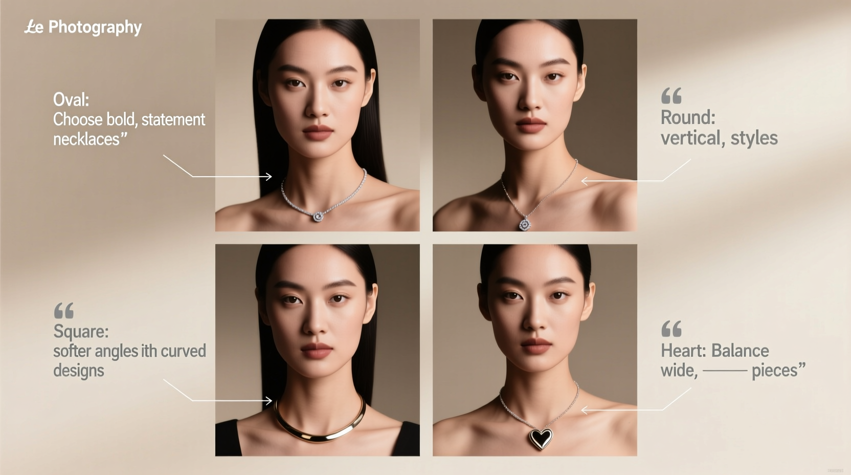 the ultimate guide to choosing necklaces that flatter your unique face shape