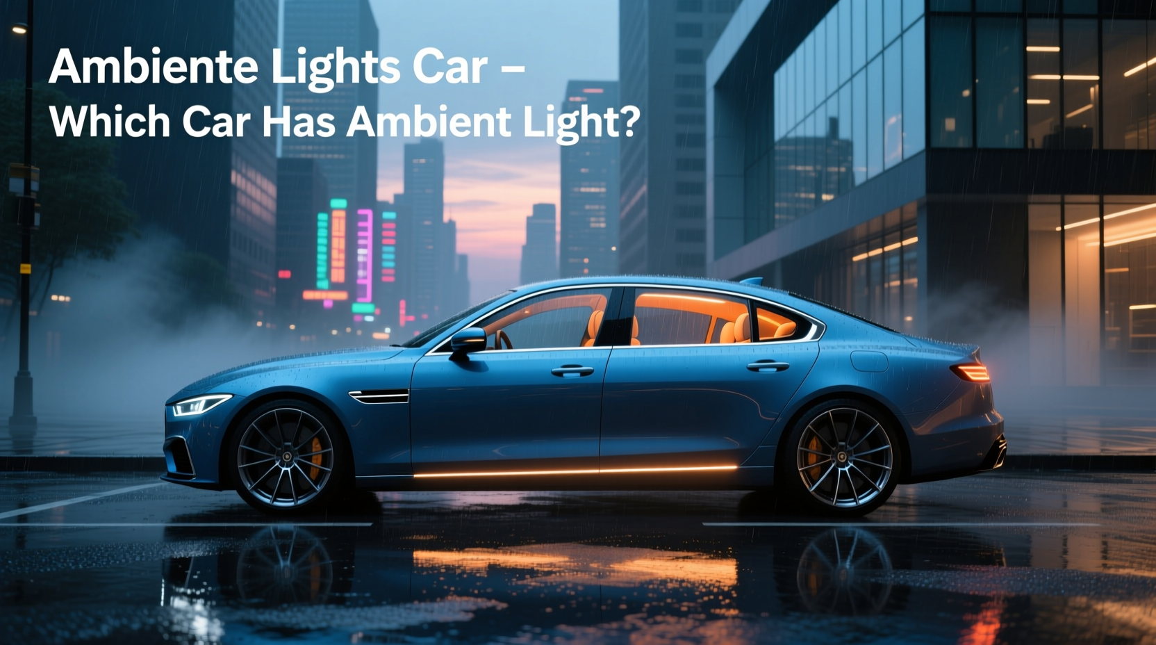 Ambient Lighting in Cars Guide