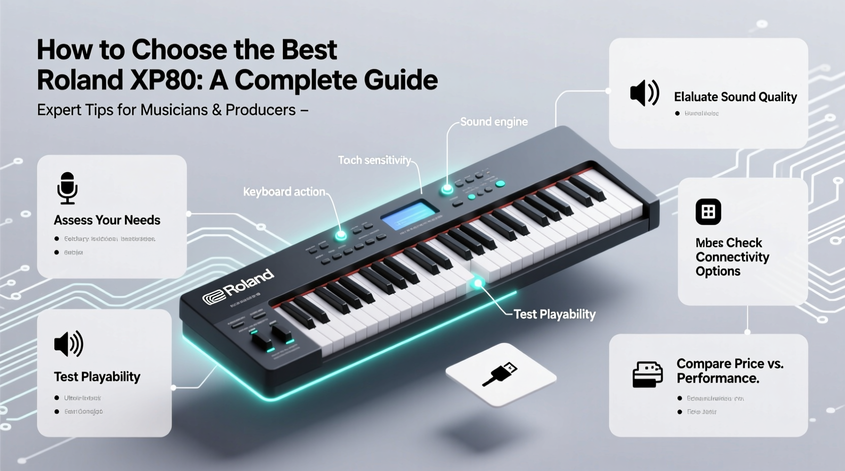 roland keyboard xp80