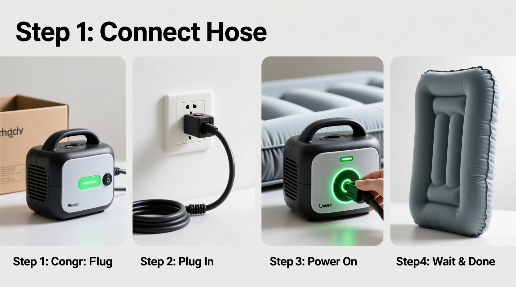 step by step guide to using an electric pump for effortless air mattress inflation