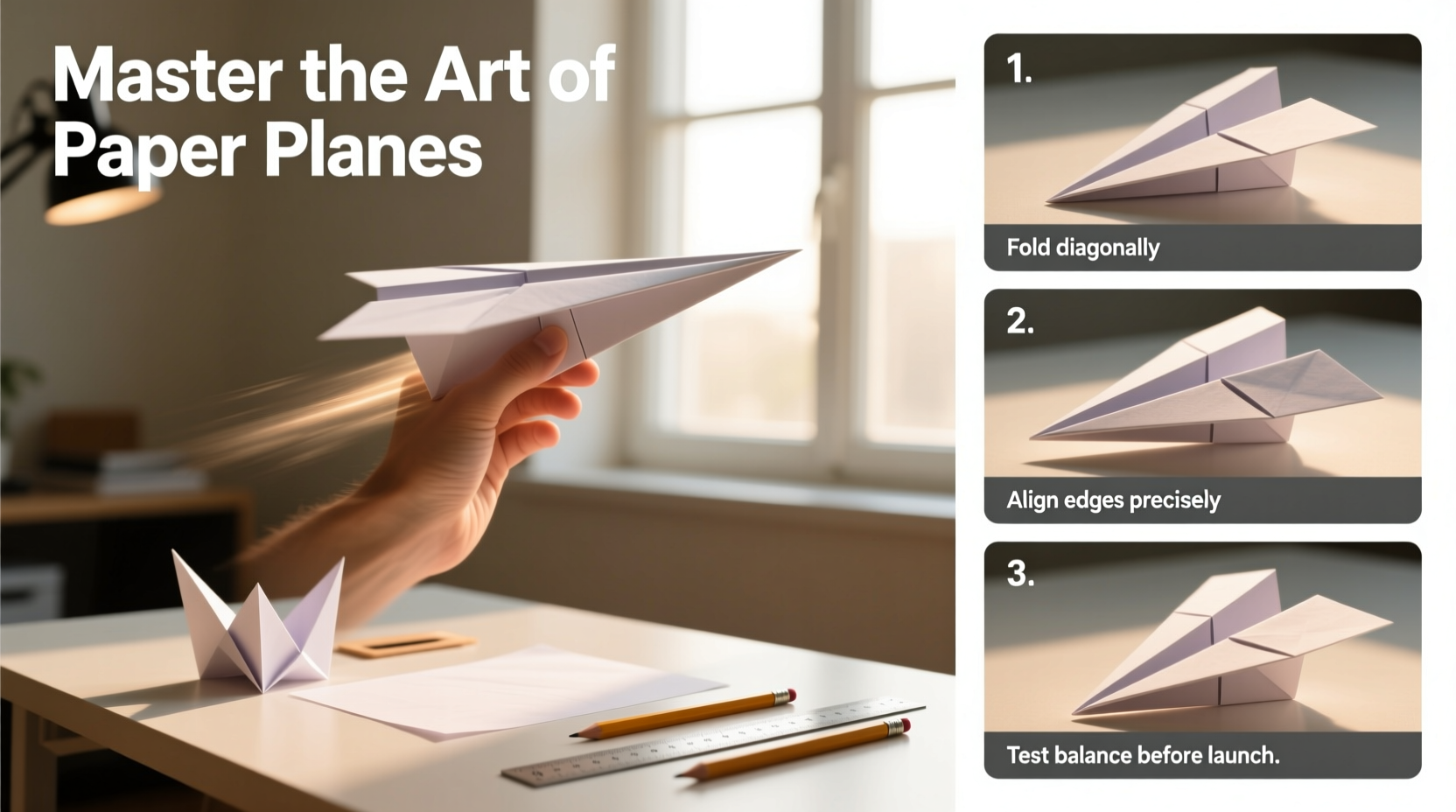 master the art of paper planes step by step guide to creating the ultimate flyer