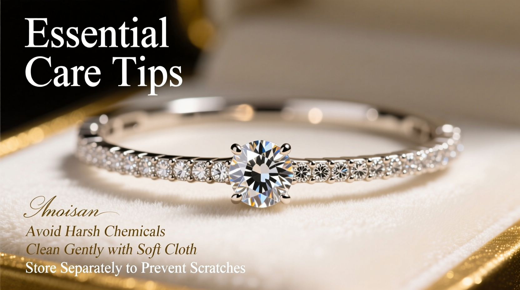 essential tips to safeguard your moissanite bracelet and keep it sparkling