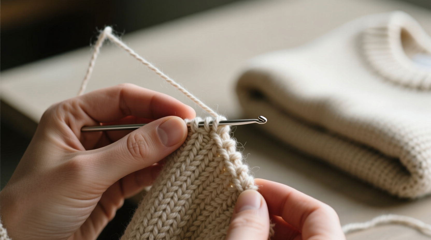 how to fix a sweater snag
