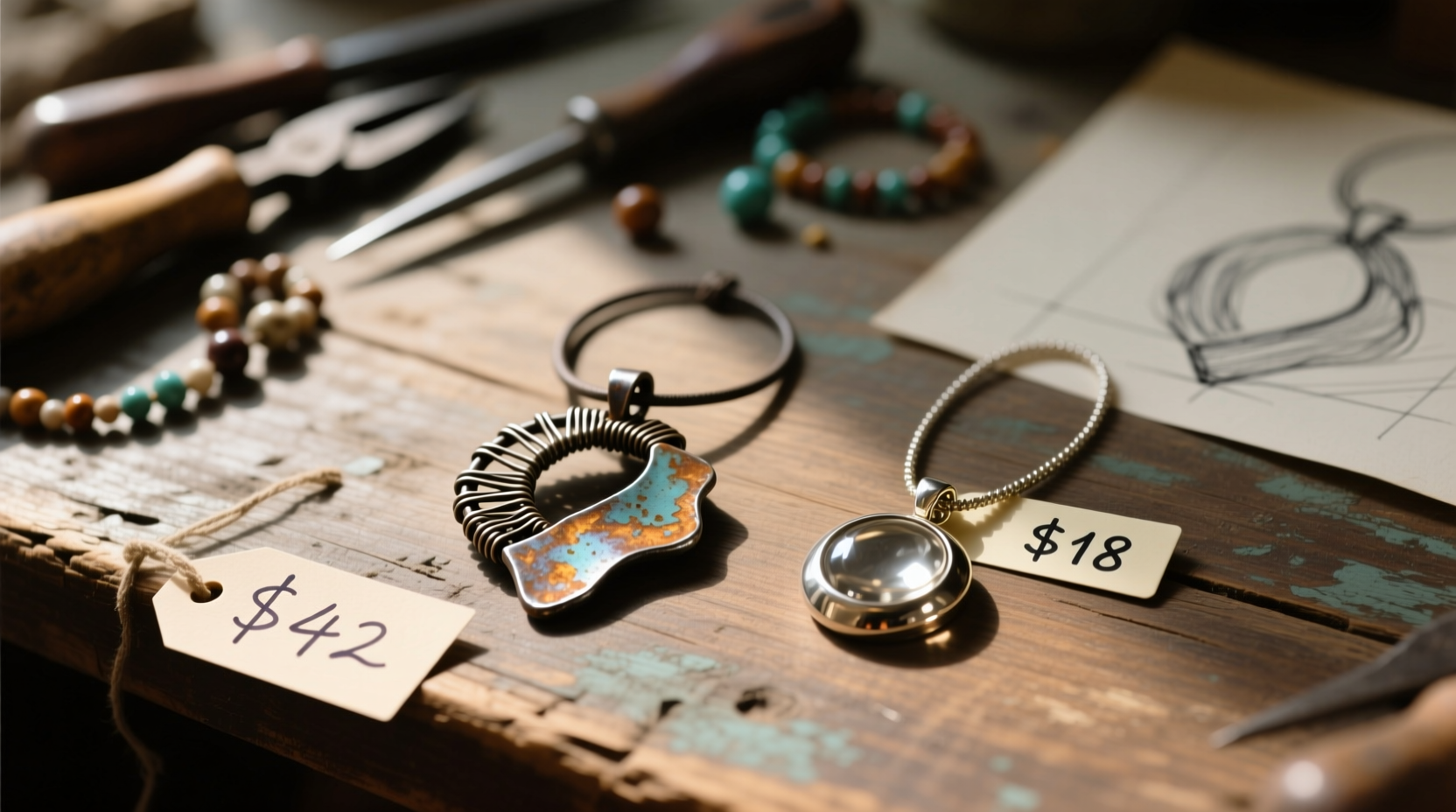 handmade pendant vs store bought is the handmade price tag really worth it