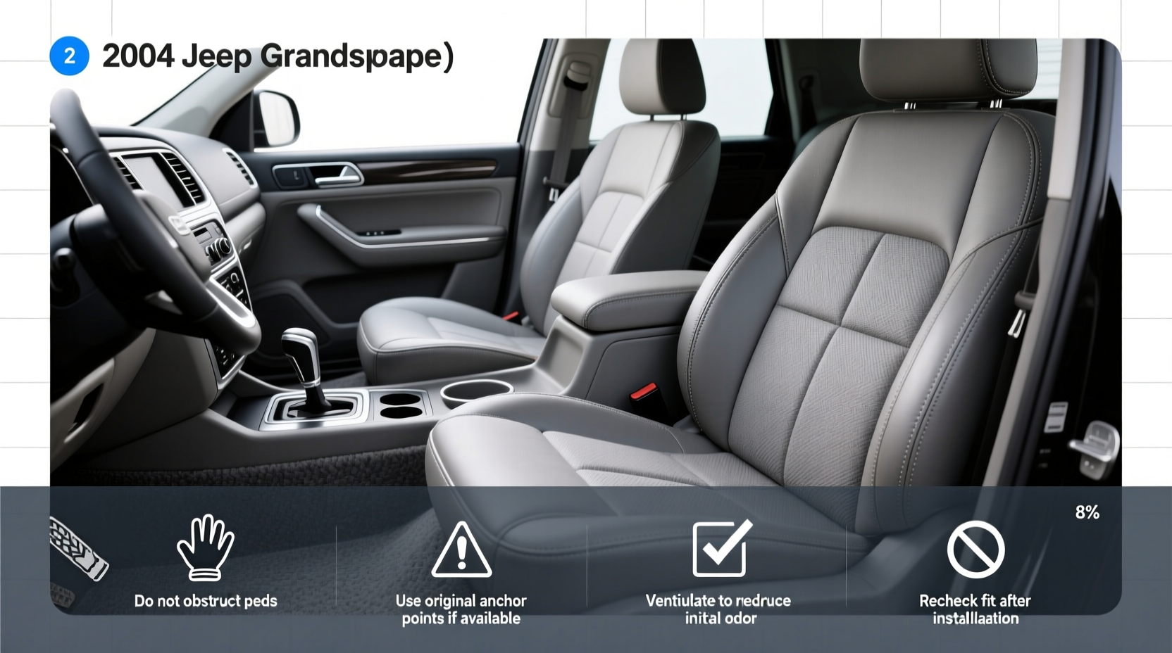 How to Choose Seat Covers for 2004 Jeep Grand Cherokee