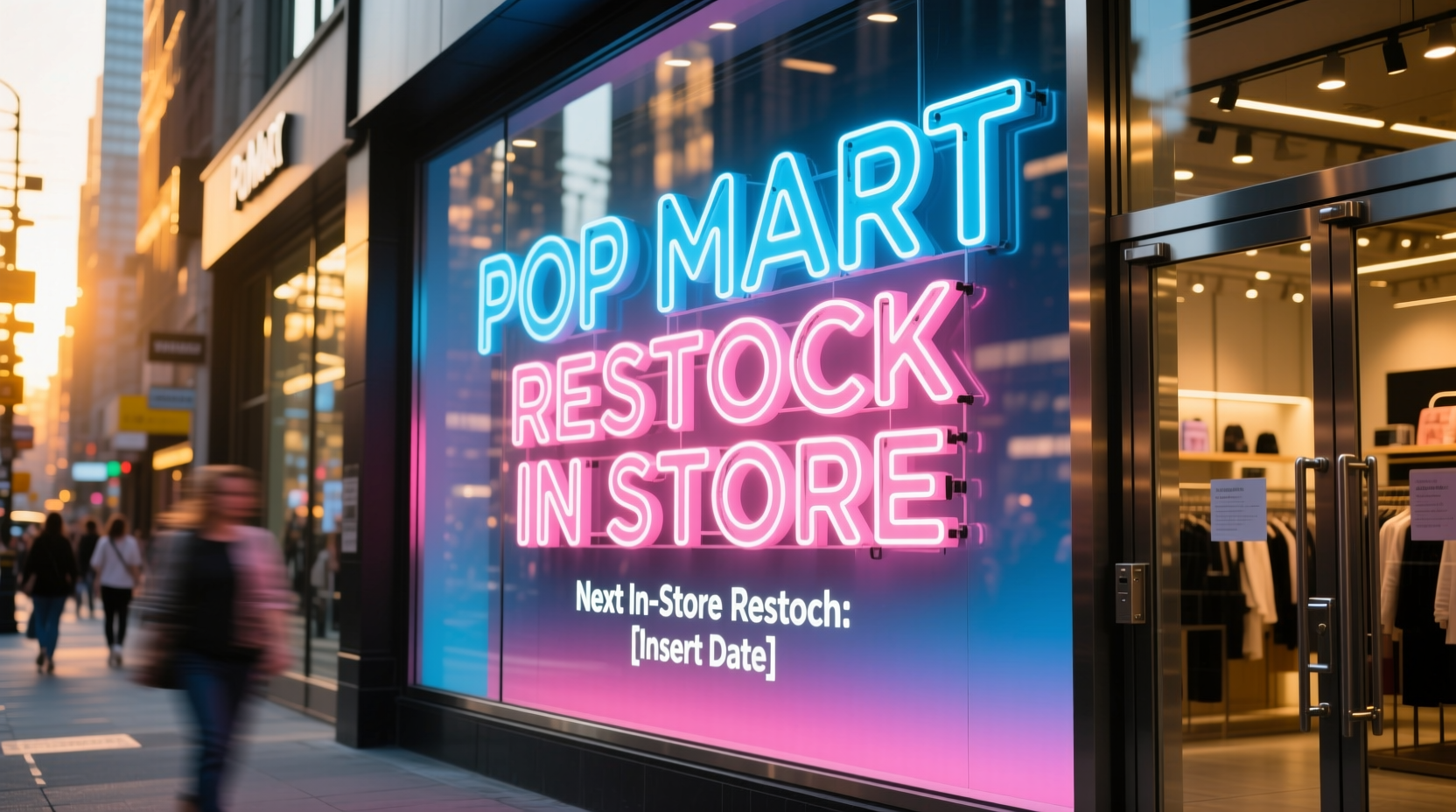 when does popmart restock in person