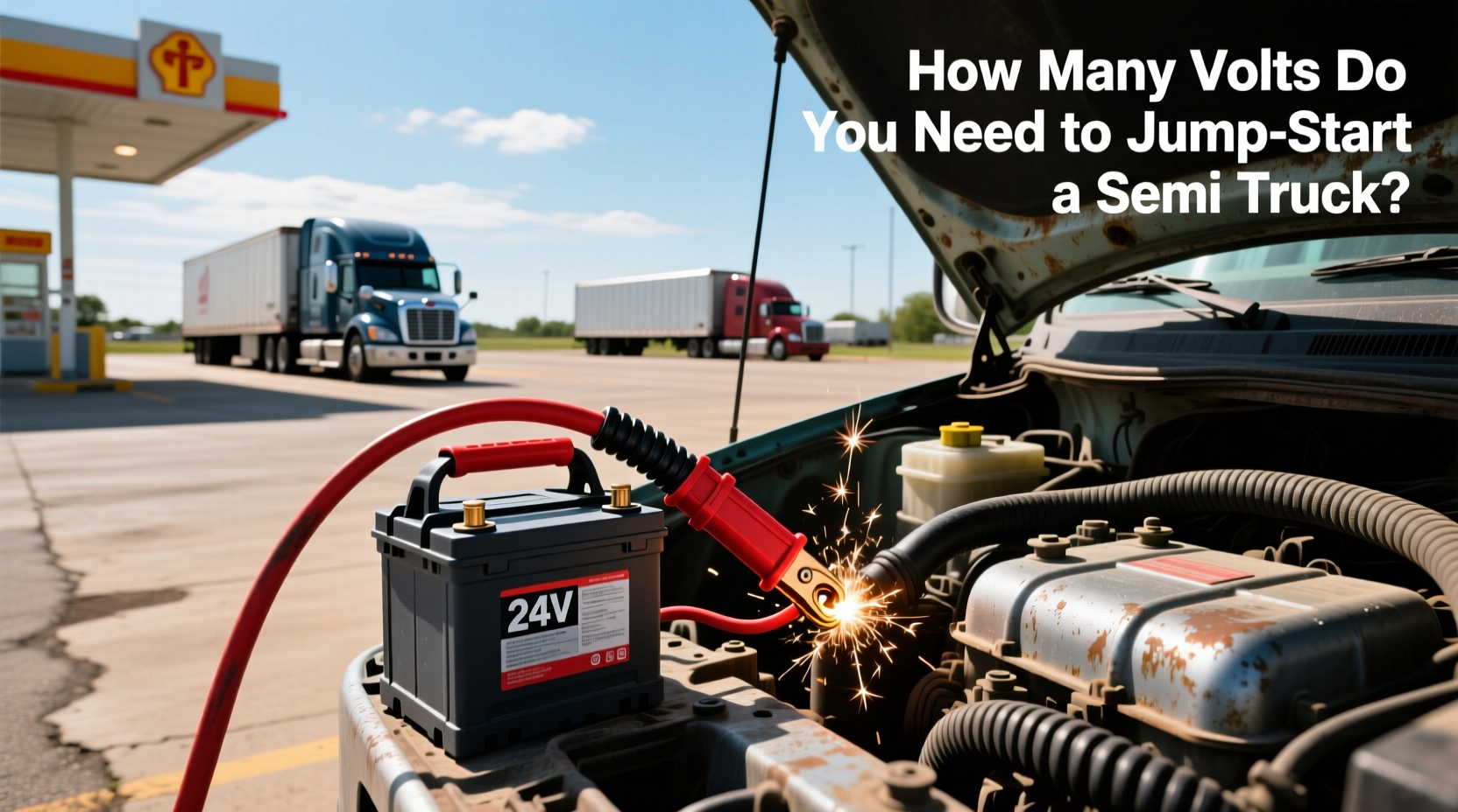 24v jumper,How many volts do you need to jump-start a semi truck? buying guide