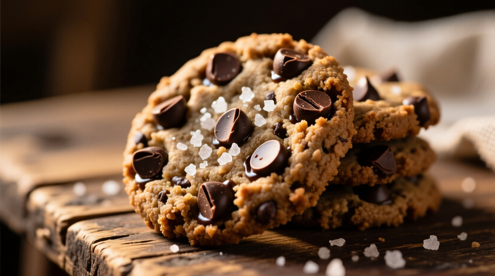 buckwheat chocolate chip cookies sea salt