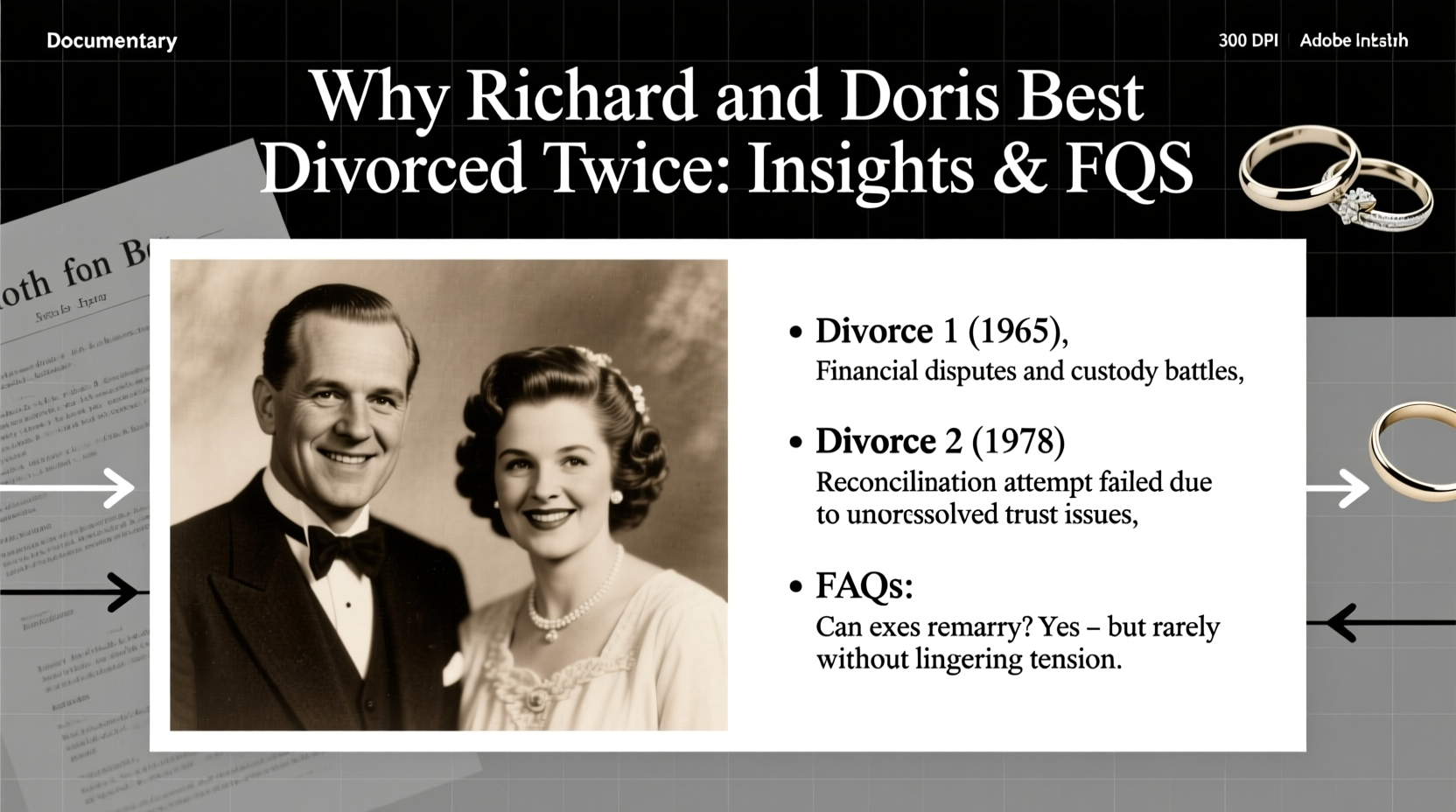 why did richard and doris best divorce twice insights faq