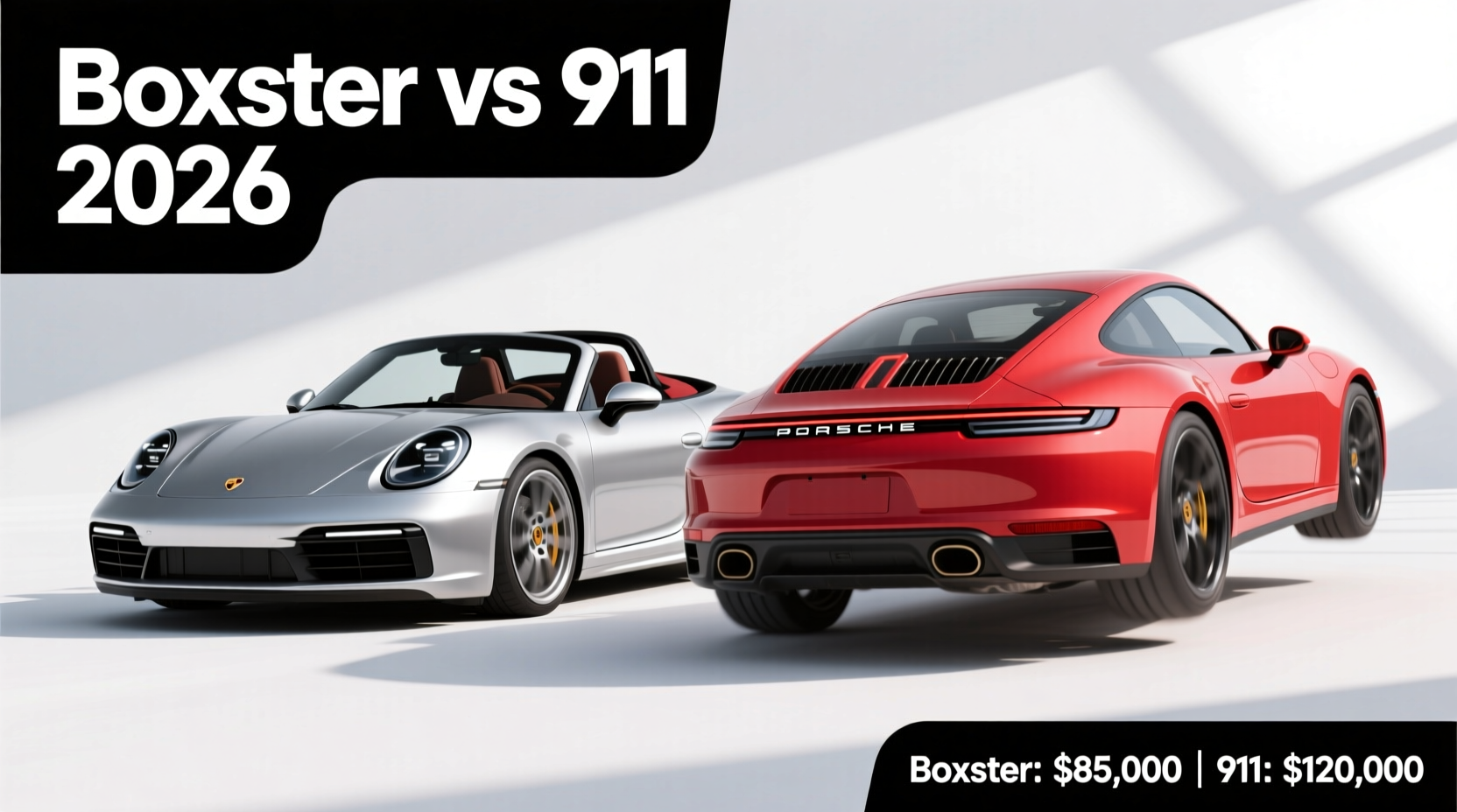 Boxster vs 911 2026: Key Differences, Pricing & Which to Choose