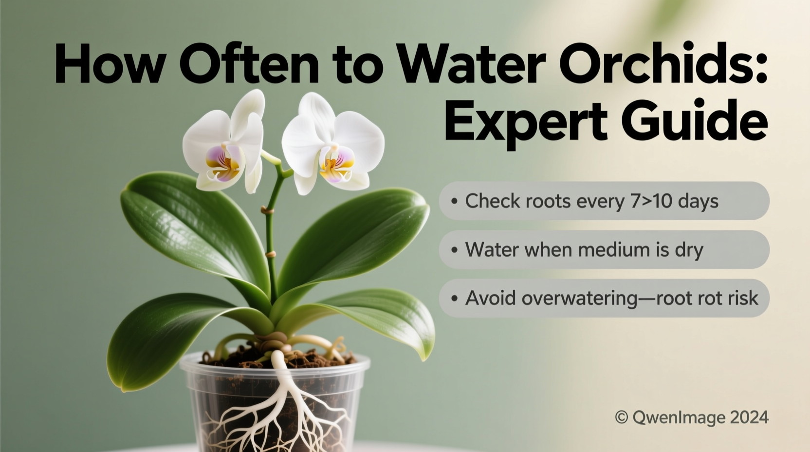 how often should i water my orchids