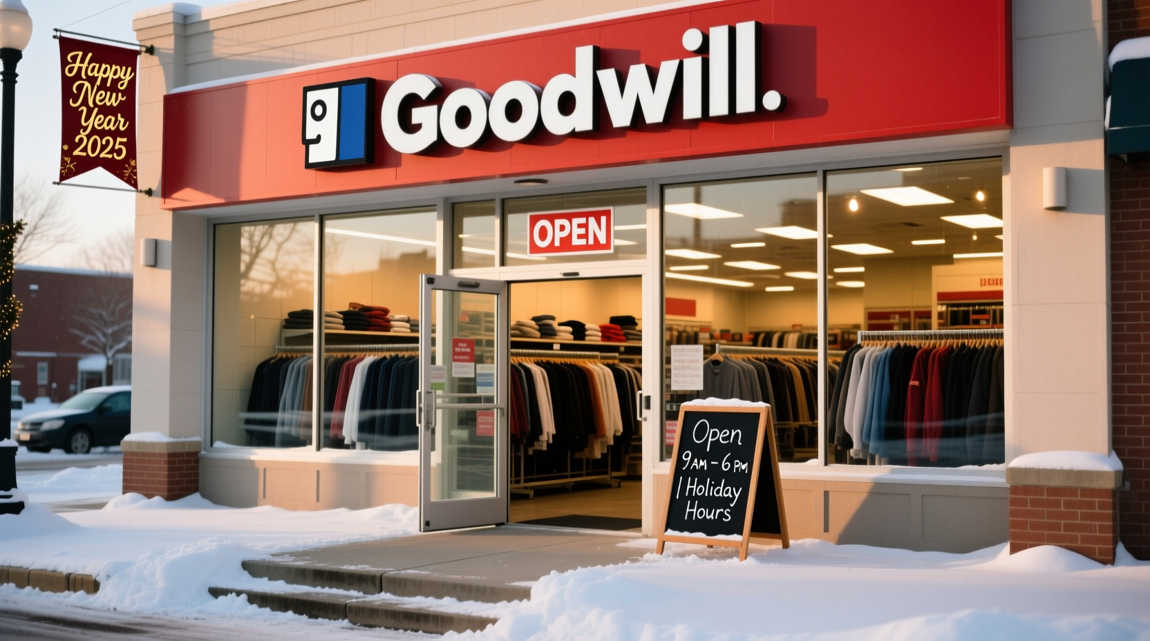 is goodwill open on new year