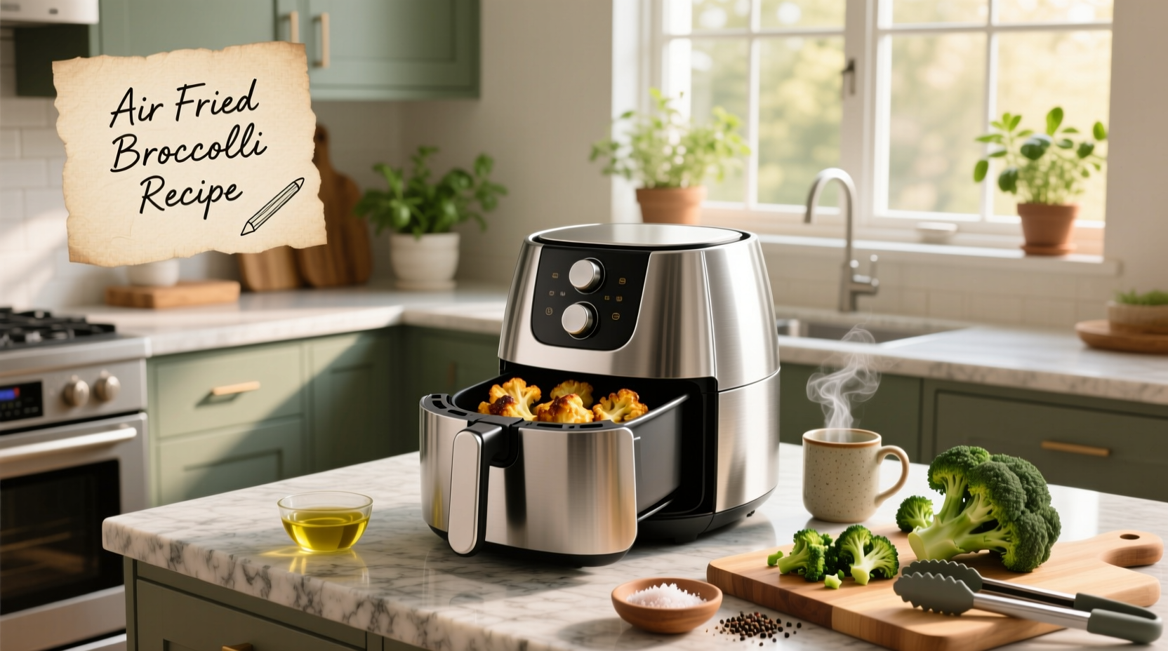 air fried broccoli recipe guide