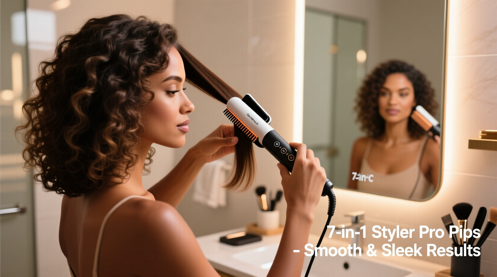 how to perfectly straighten hair using a 7 in 1 styler tips and techniques for smooth sleek results