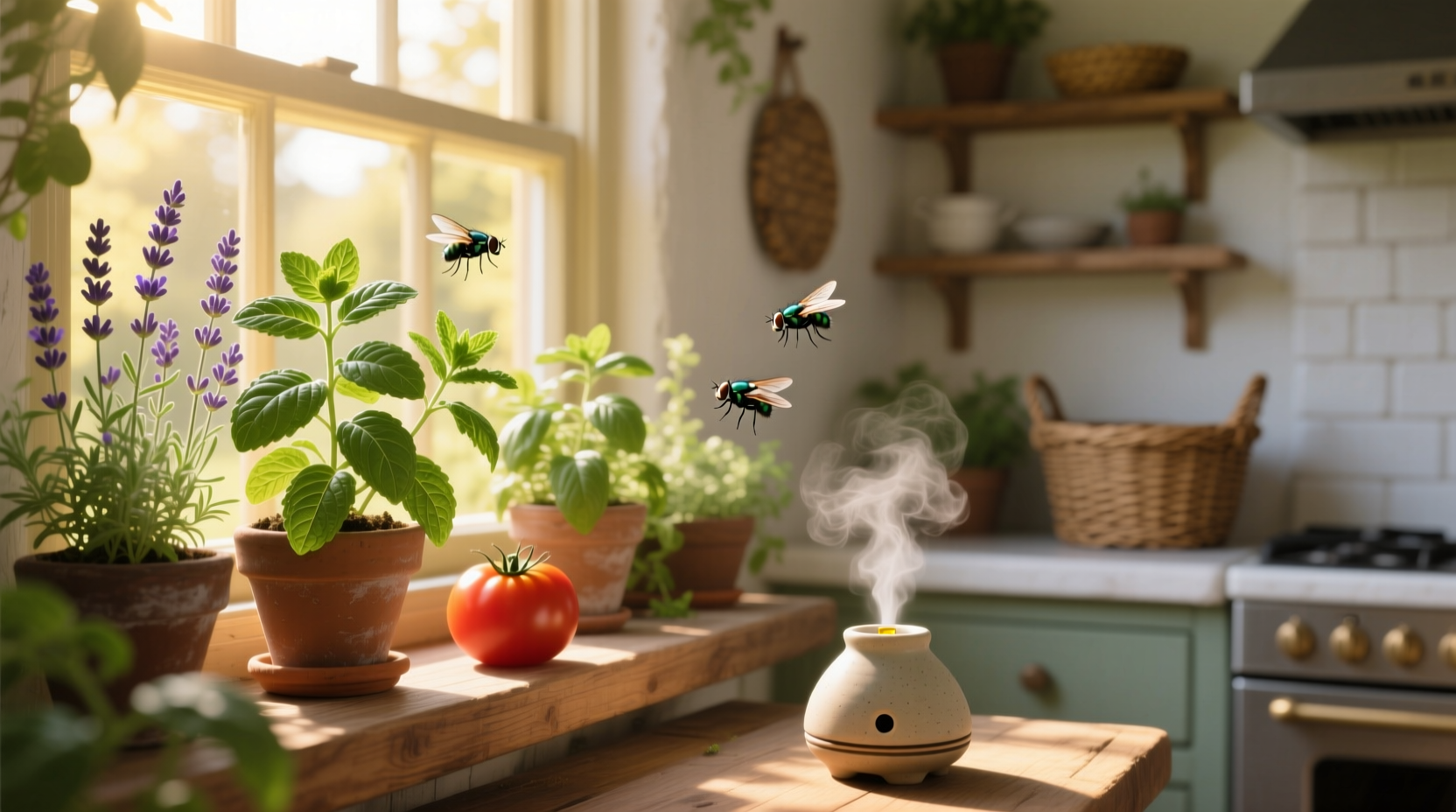 how to get rid of houseflies naturally