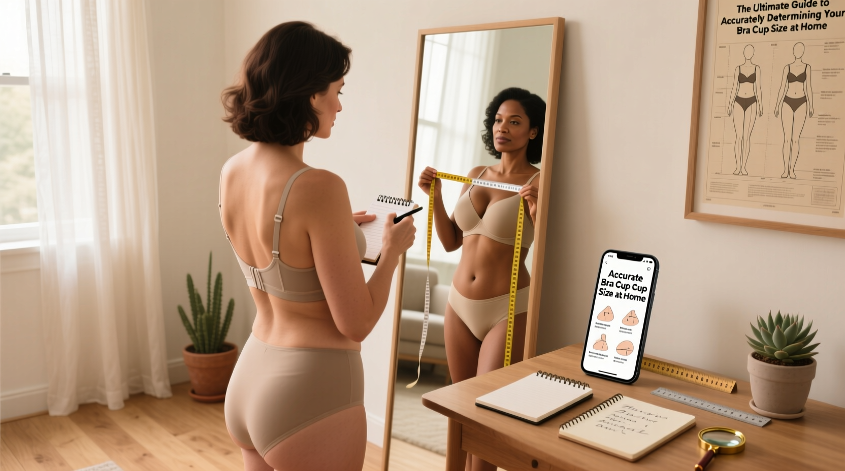 the ultimate guide to accurately determining your bra cup size at home