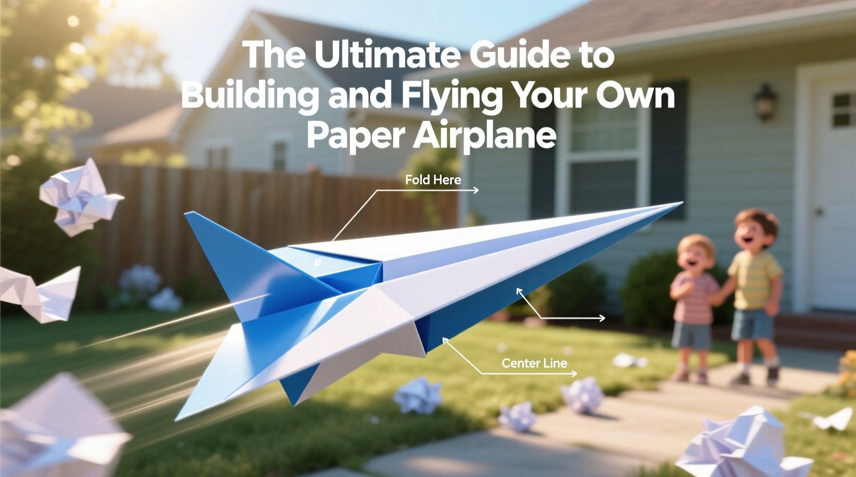 the ultimate guide to building and flying your own paper airplane