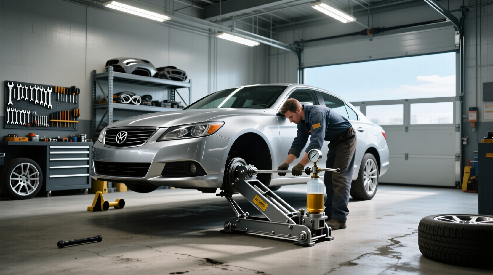 3 ton hydraulic car jack guide