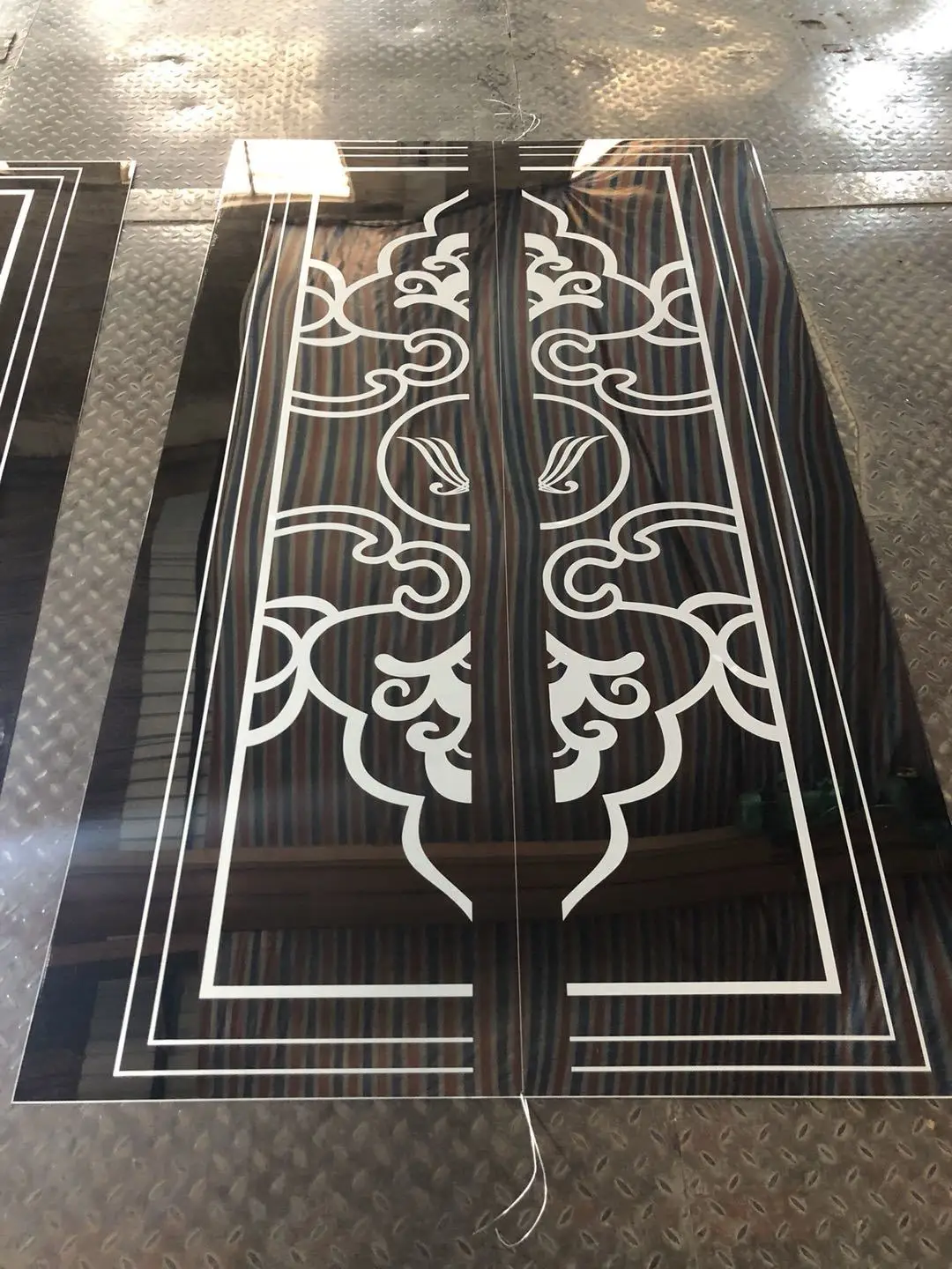 Decorative elevator steel sheet 304 stainless steel etching plate